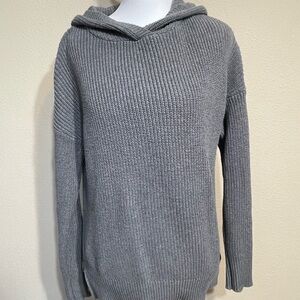 Cynthia Rowley Charcoal Knit women’s Hooded Sweater size small